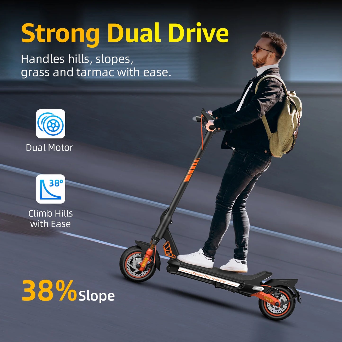 Cunfon RZ1000 Electric Scooter 2400W - Dual Moto